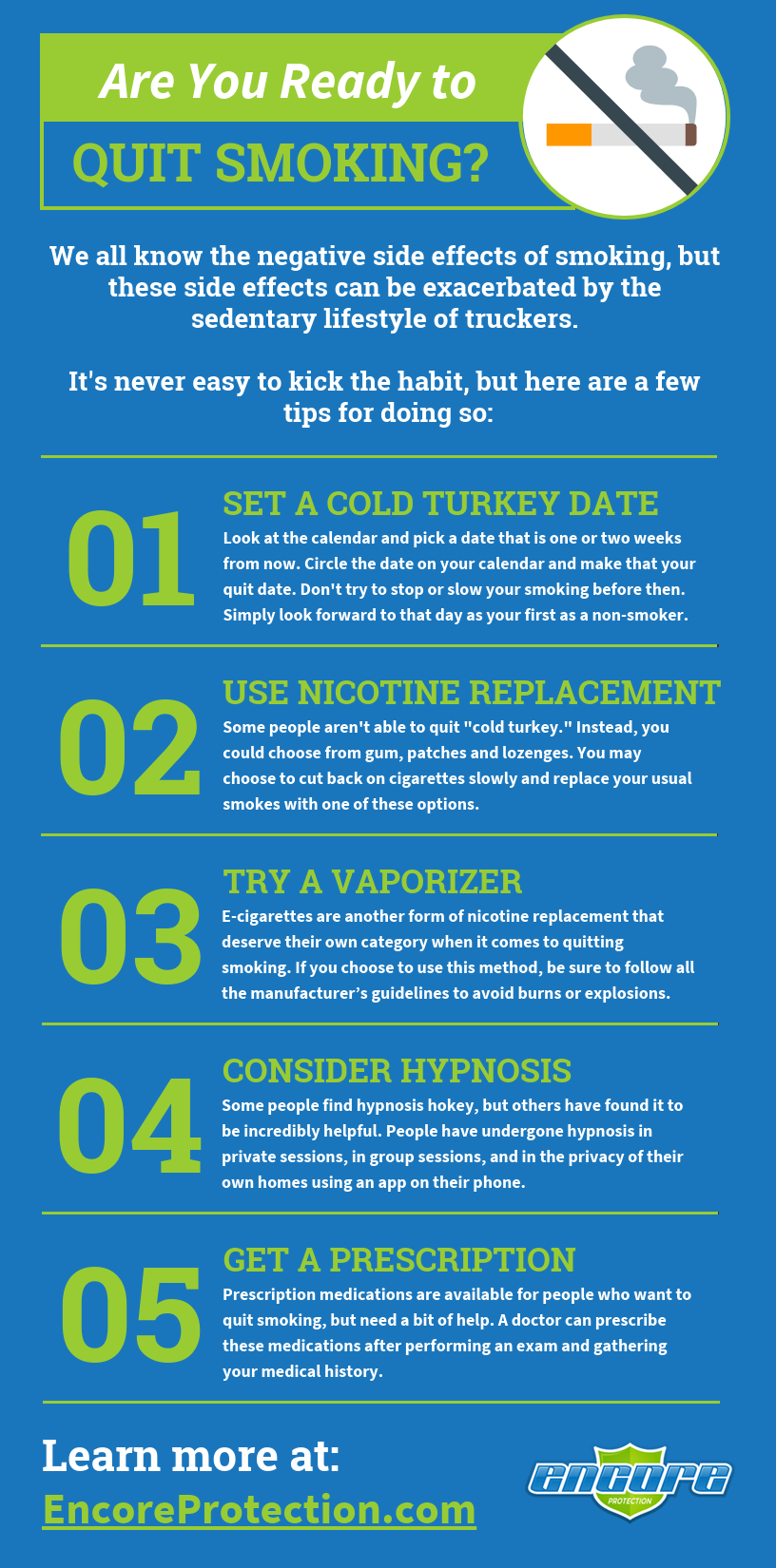 Are you ready to quit smoking infographic