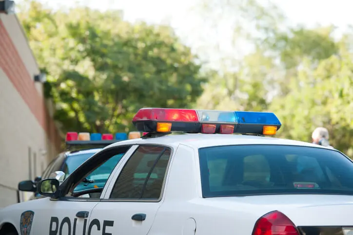 fleet of police cars