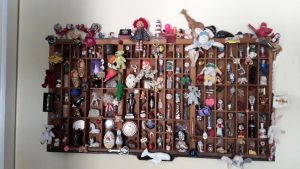 collection of knick knacks